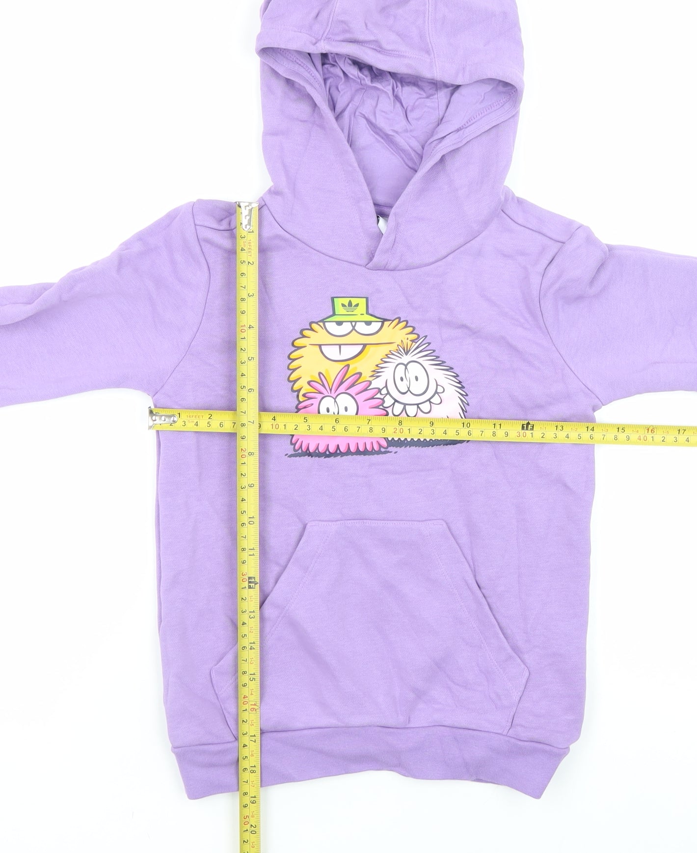 Boys UK Size 7-8 Years adidas Purple Pullover Hoodie