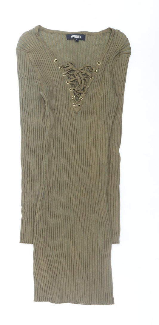 Womens UK Size 12 Missguided Bodycon Dress