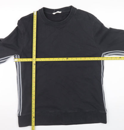 Mens UK Size M Mr P. Black Pullover Sweatshirt