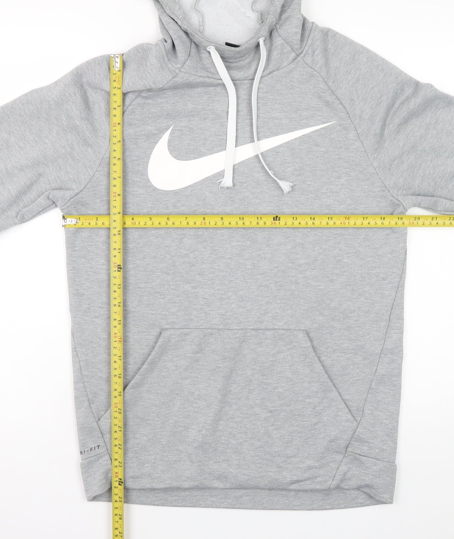 Mens UK Size S Nike Grey Pullover Hoodie