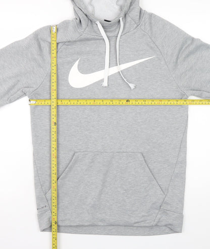 Mens UK Size S Nike Grey Pullover Hoodie