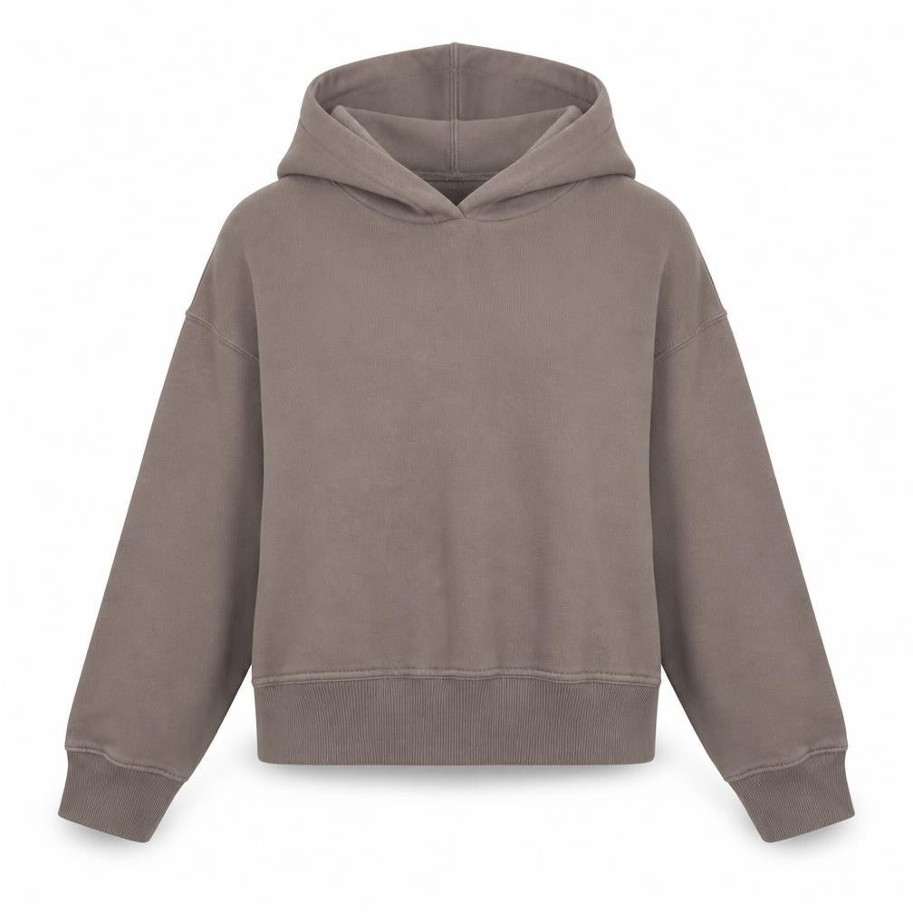 Womens UK Size S Zara Brown Pullover Hoodie