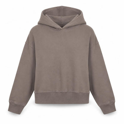 Womens UK Size S Zara Brown Pullover Hoodie