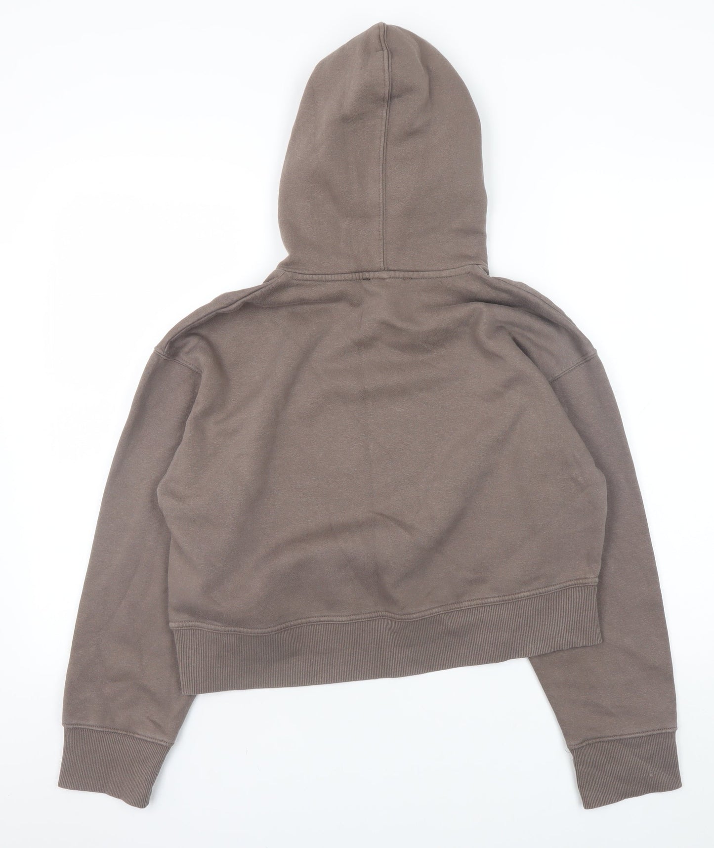 Womens UK Size S Zara Brown Pullover Hoodie