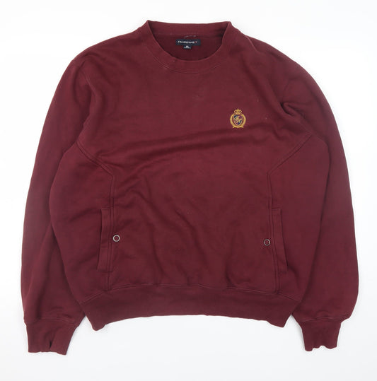 Mens UK Size XL Fahrenheit Red Pullover Sweatshirt