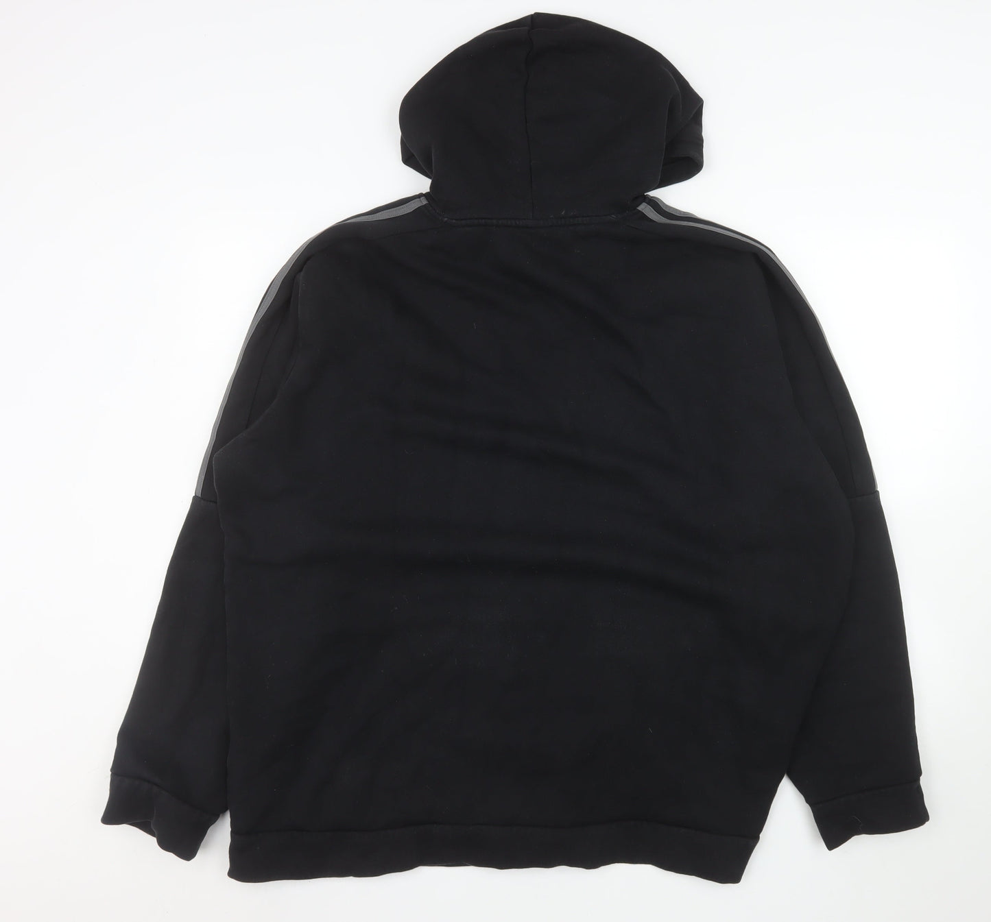 Mens UK Size XL adidas Black Pullover Hoodie