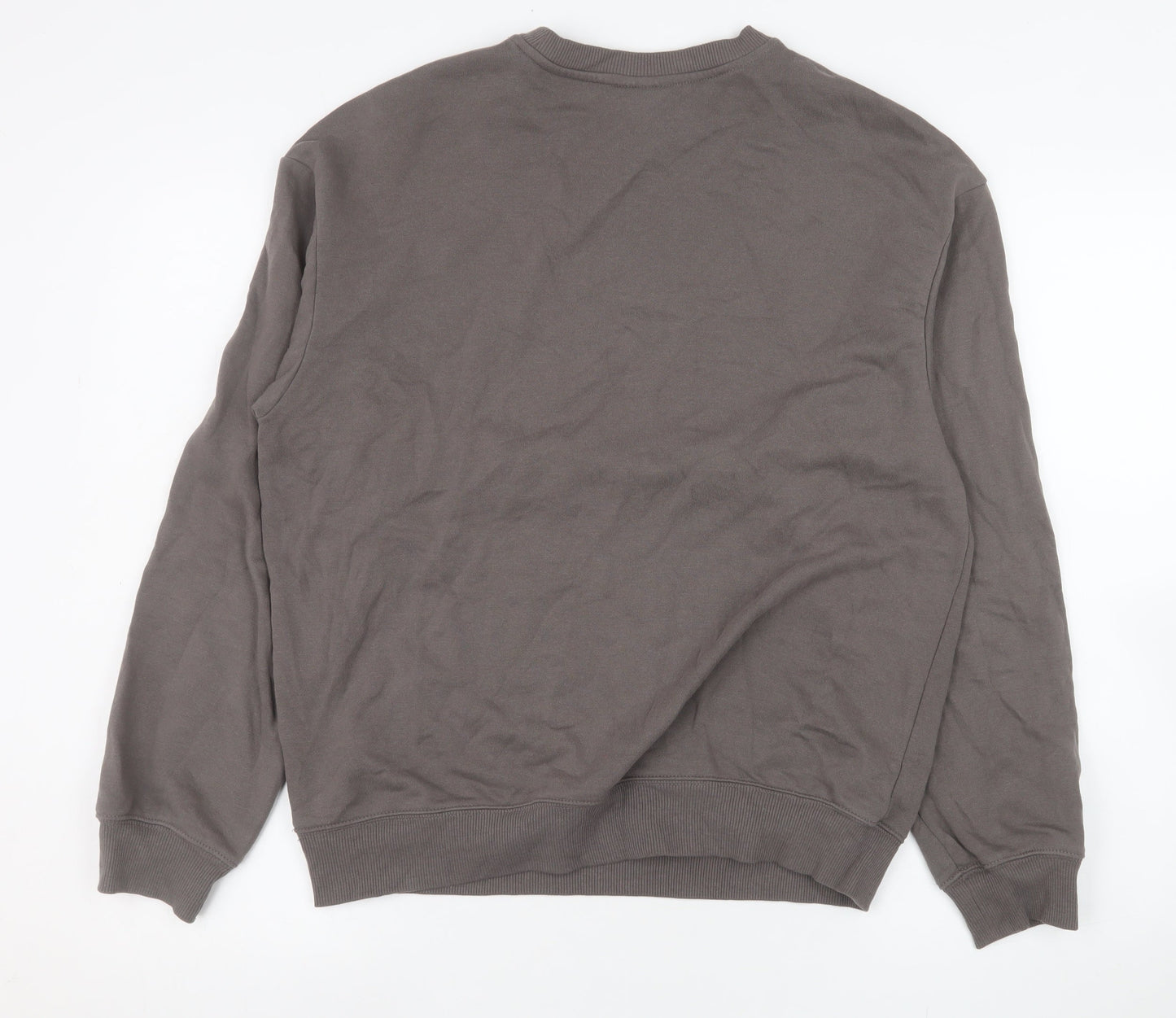 Mens UK Size S H&M Brown Pullover Sweatshirt