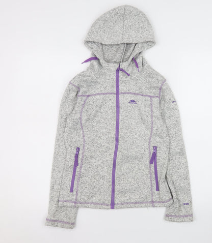 Girls UK Size 9-10 Years Trespass Grey Basic Jacket