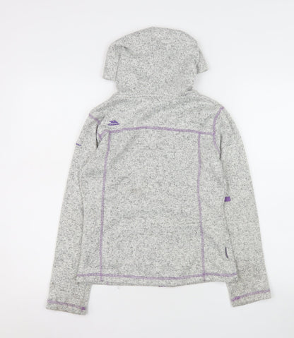 Girls UK Size 9-10 Years Trespass Grey Basic Jacket
