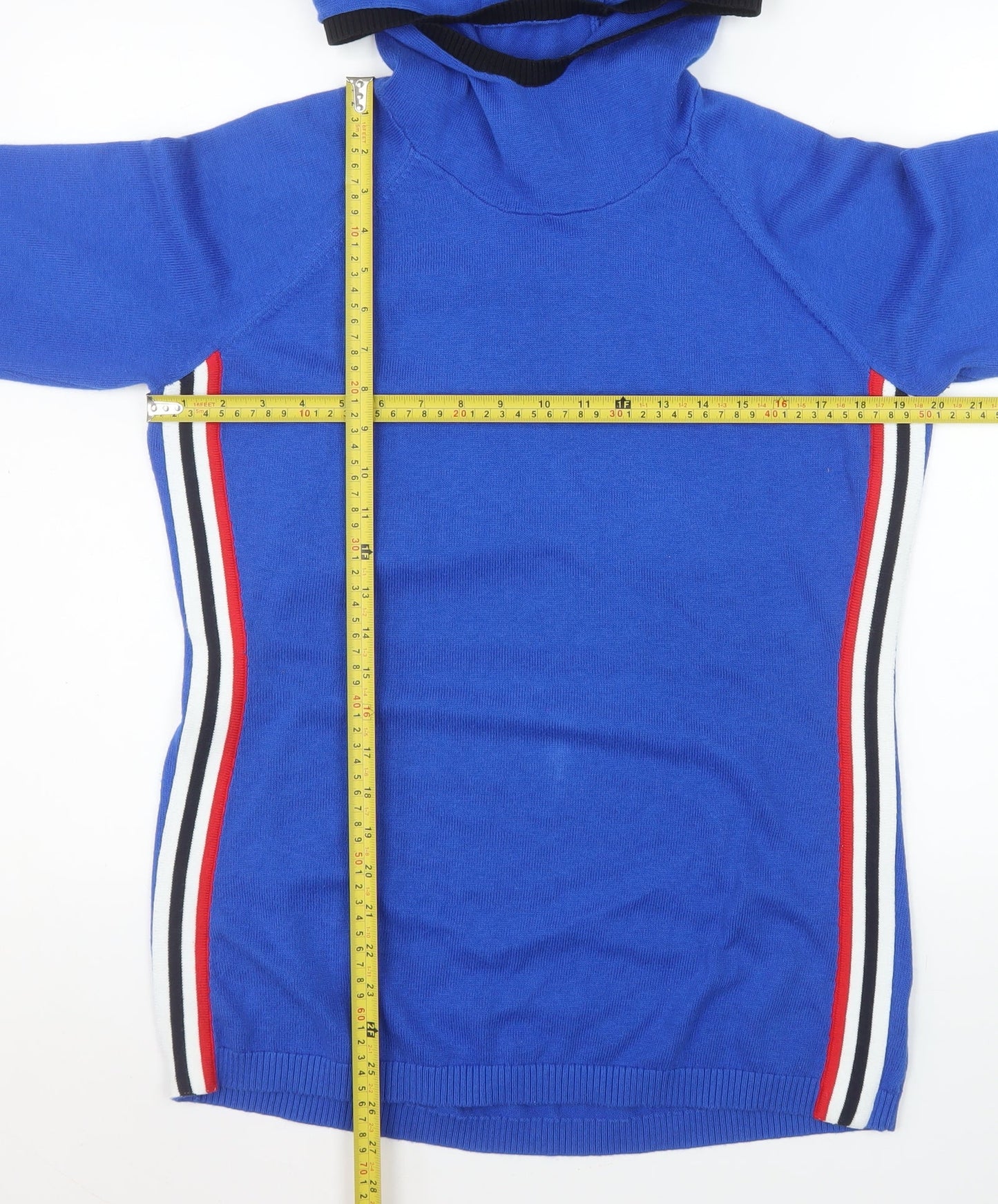 Mens UK Size L Garritt Blue Pullover Jumper