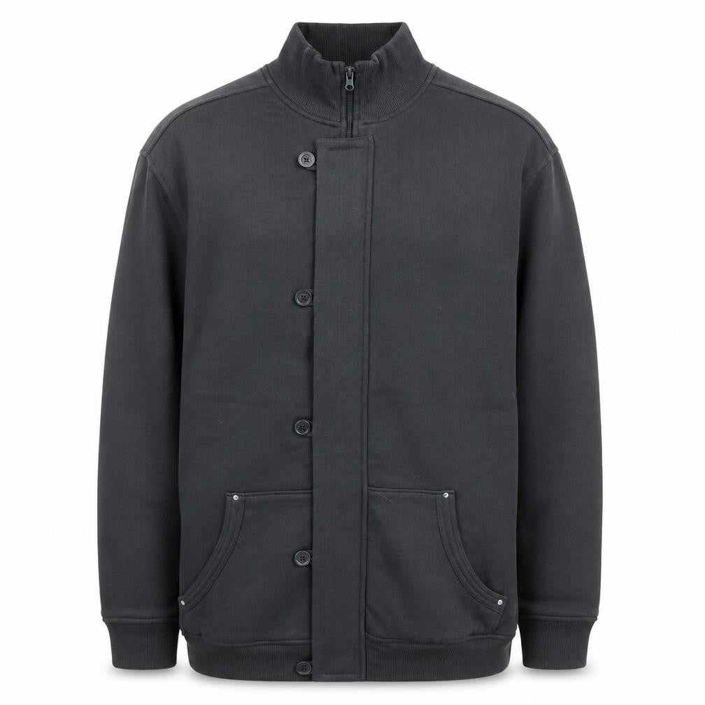 Mens UK Size 2XL Espionage Grey Basic Jacket