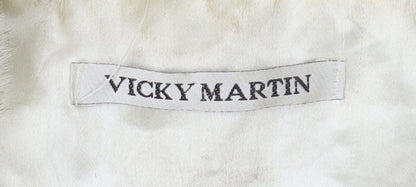 Womens UK Size 10 Vicky Martin Beige Basic Jacket