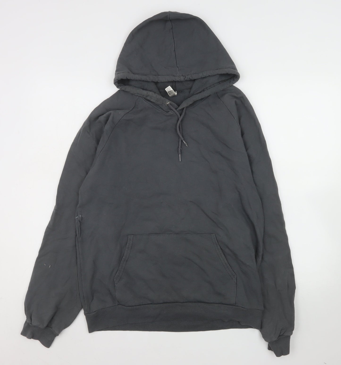 Mens UK Size M American Apparel Grey Pullover Hoodie