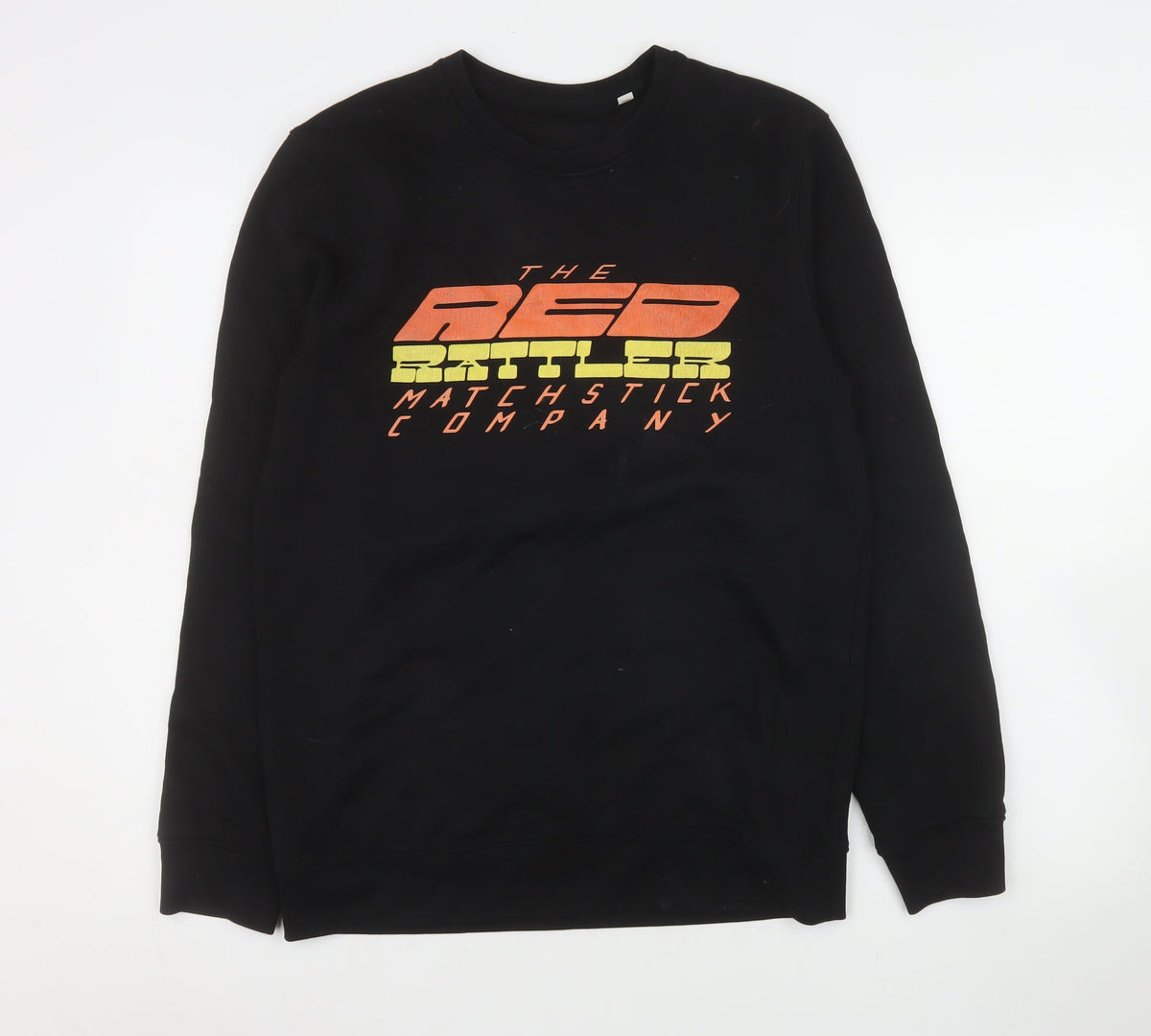 Mens UK Size M Stanley/Stella Black Pullover Sweatshirt
