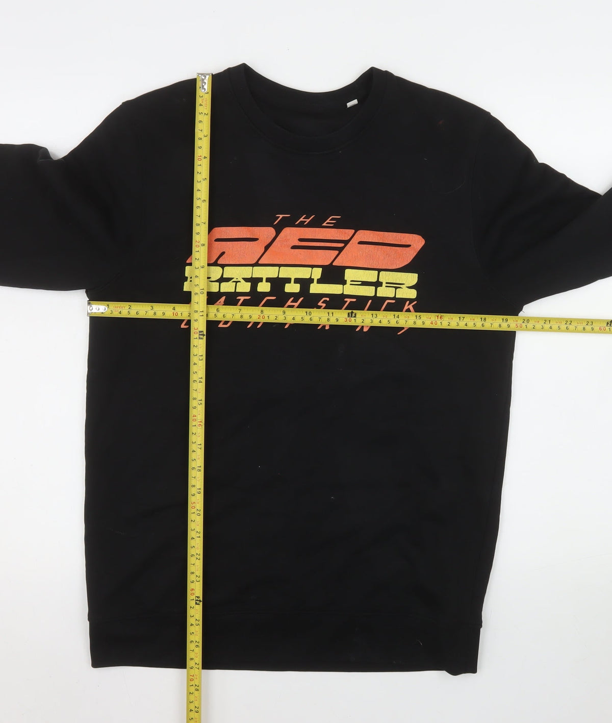 Mens UK Size M Stanley/Stella Black Pullover Sweatshirt