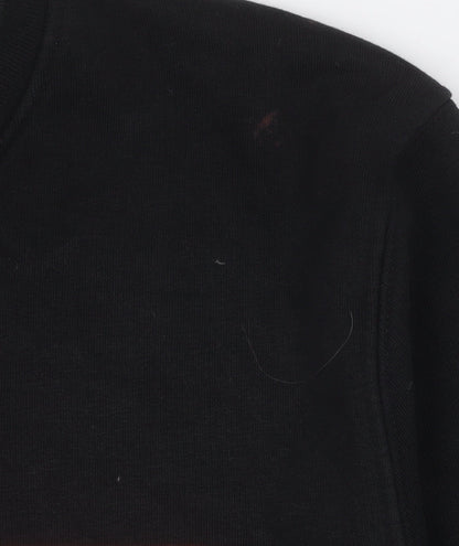 Mens UK Size M Stanley/Stella Black Pullover Sweatshirt