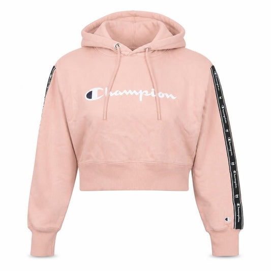 Womens UK Size S Champion Pink Pullover Hoodie