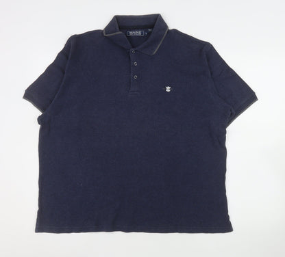 Mens UK Size L Maine New England 100% Cotton Polo Shirt
