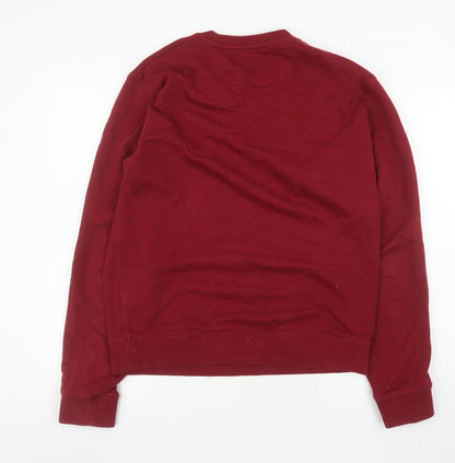 Mens UK Size M Farah Red Pullover Sweatshirt