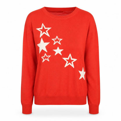 Womens UK Size 12 Marks and Spencer Red Pullover Jumper
