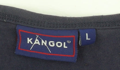 Mens UK Size L Kangol Blue  T-Shirt