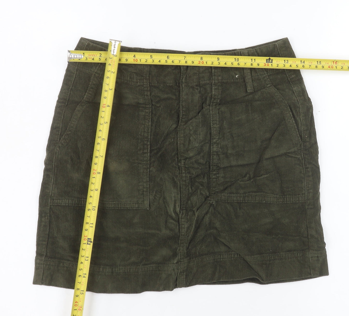 Womens UK Size XS BDG Urban Outfitters A-Line Corduroy Skirt