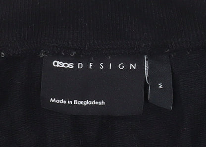 Mens UK Size M ASOS DESIGN Black Pullover Sweatshirt