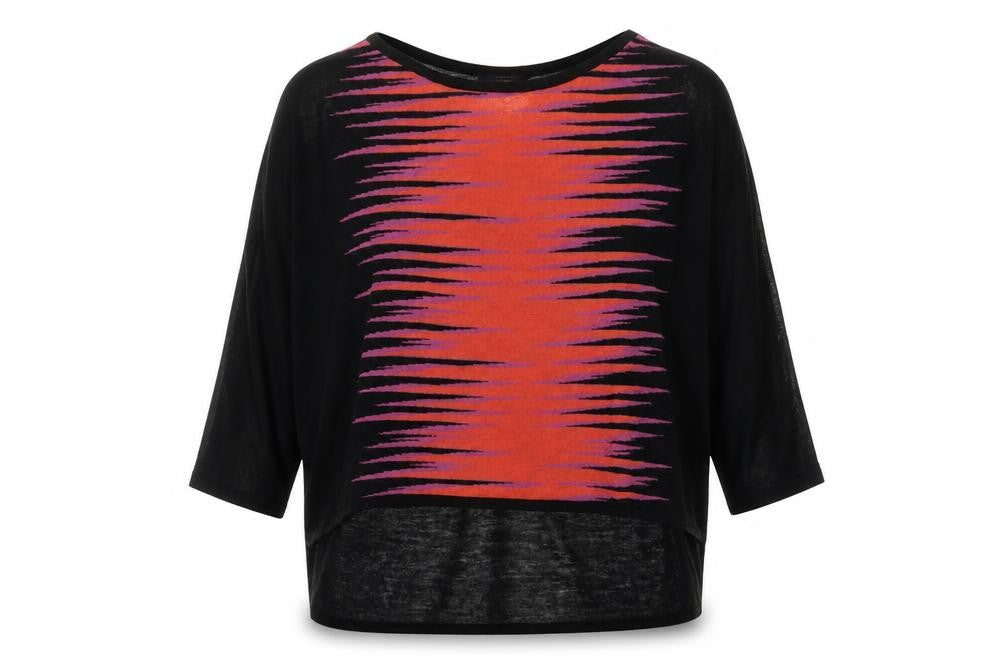 Womens UK Size M Marks and Spencer Multicoloured Cropped Blouse