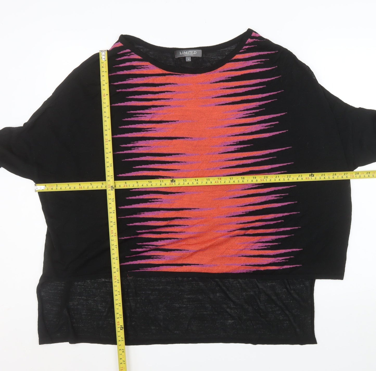 Womens UK Size M Marks and Spencer Multicoloured Cropped Blouse