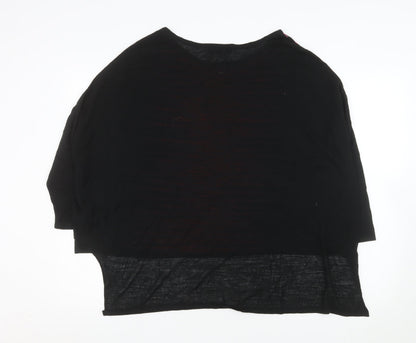 Womens UK Size M Marks and Spencer Multicoloured Cropped Blouse