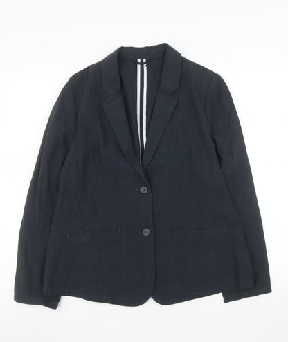 Womens UK Size 16 Rohan Regular Black Blazer