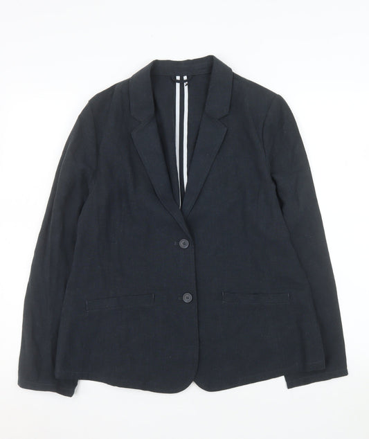 Womens UK Size 16 Rohan Regular Black Blazer