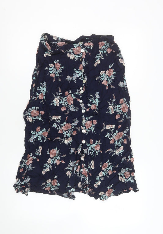 Womens UK Size 16 Etam A-Line Chiffon Skirt