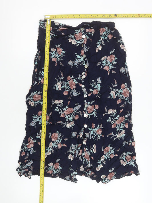 Womens UK Size 16 Etam A-Line Chiffon Skirt