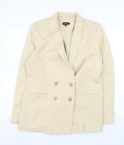 Womens UK Size L Saint + Sofia Regular Beige Blazer