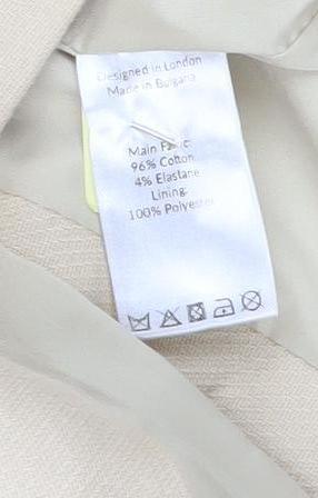 Womens UK Size L Saint + Sofia Regular Beige Blazer