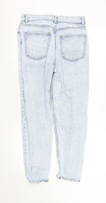 Womens UK Size 10 Primark Regular Fit Mom Blue Jeans