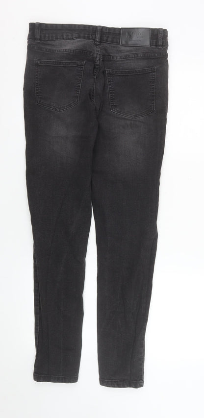 Mens UK Size 32 boohooMAN Slim Fit Skinny Black Jeans