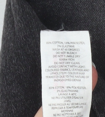 Mens UK Size 32 boohooMAN Slim Fit Skinny Black Jeans