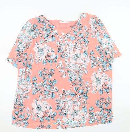 Womens UK Size 16 Marks and Spencer Pink Basic Blouse