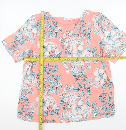 Womens UK Size 16 Marks and Spencer Pink Basic Blouse