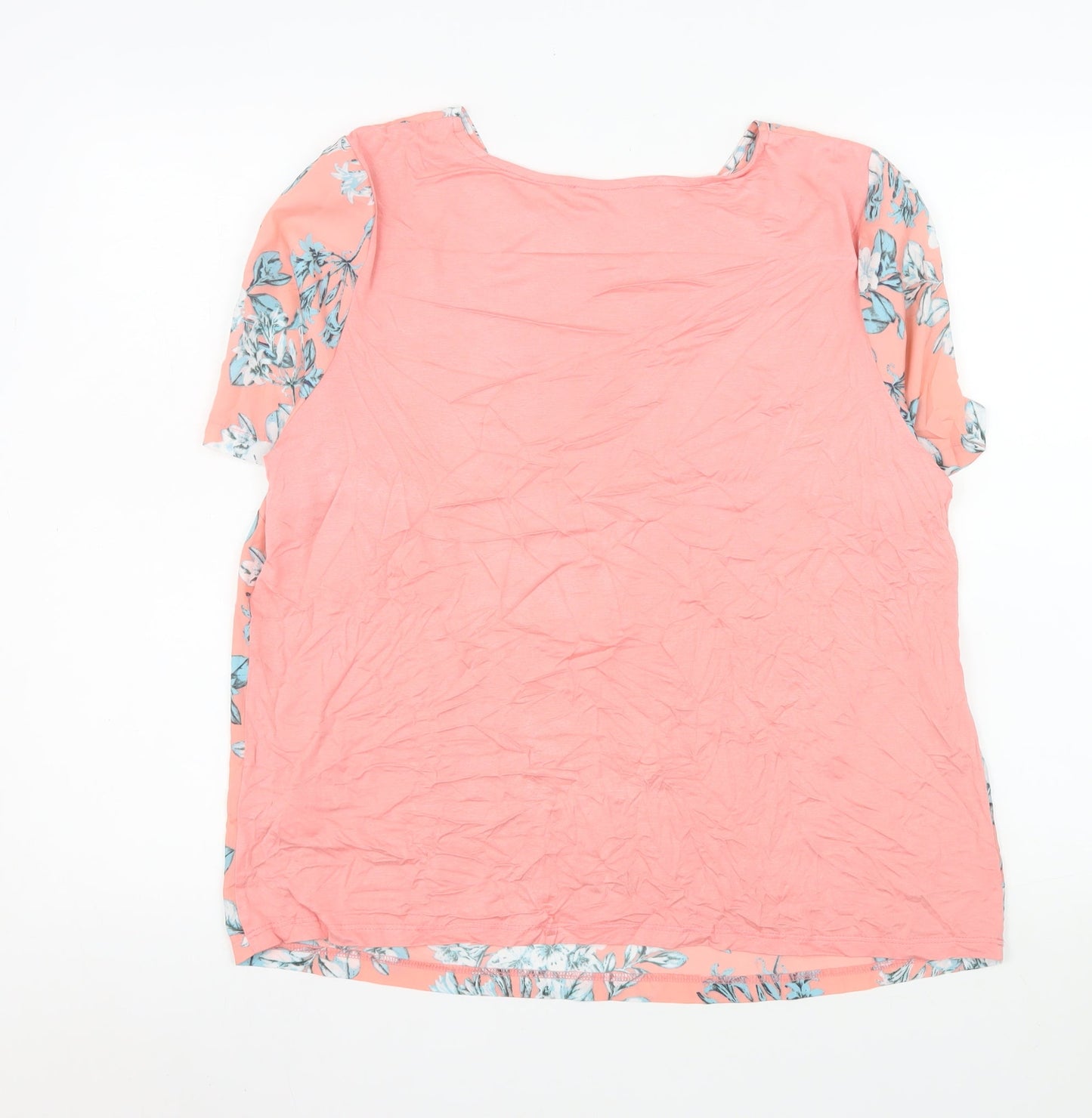 Womens UK Size 16 Marks and Spencer Pink Basic Blouse