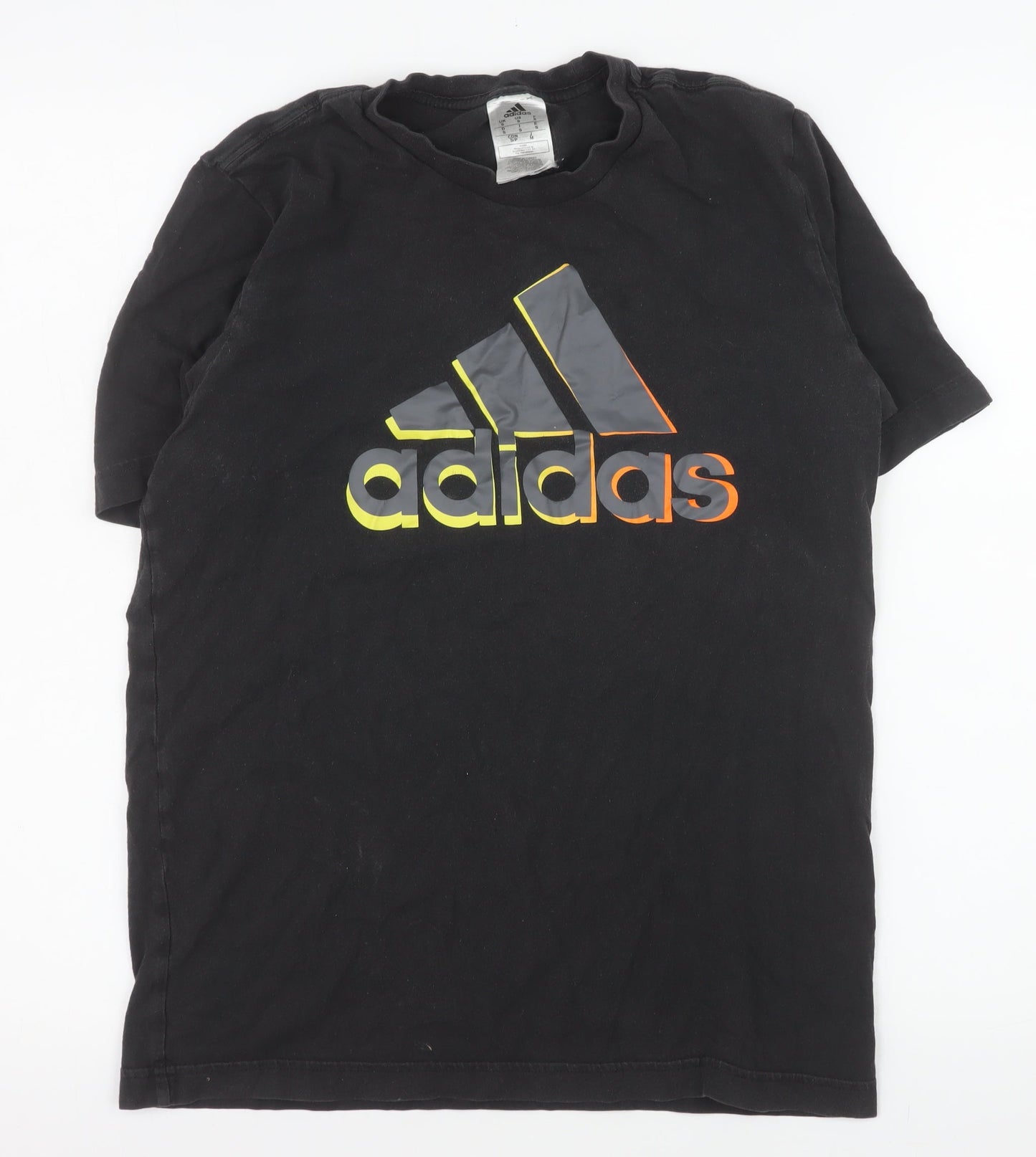 Mens UK Size S adidas Black  T-Shirt