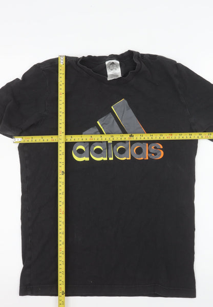 Mens UK Size S adidas Black  T-Shirt