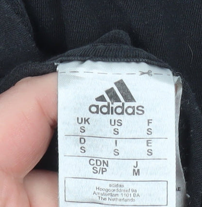 Mens UK Size S adidas Black  T-Shirt