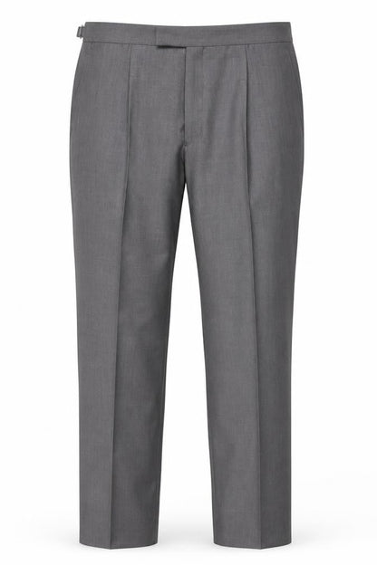 Mens UK Size 40 Torre Regular Fit Dress Pants Grey Trousers