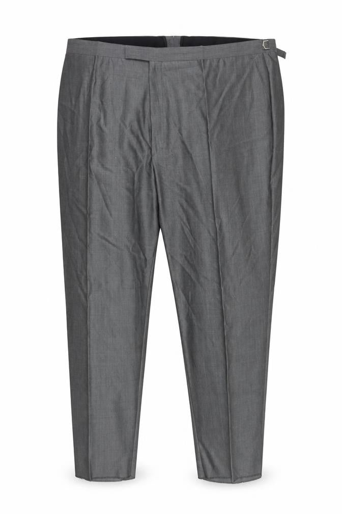 Mens UK Size 58.S Torre Regular Fit Dress Pants Grey Trousers