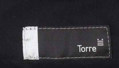 Mens UK Size 40S Torre Regular Fit Dress Pants Grey Trousers