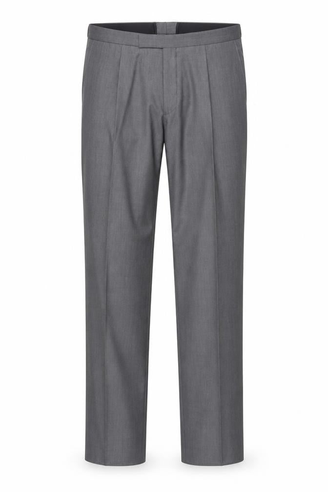 Mens UK Size XL Torre Cerimonia Regular Fit Dress Pants Grey Trousers