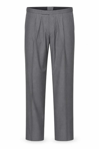 Mens UK Size XL Torre Cerimonia Regular Fit Dress Pants Grey Trousers